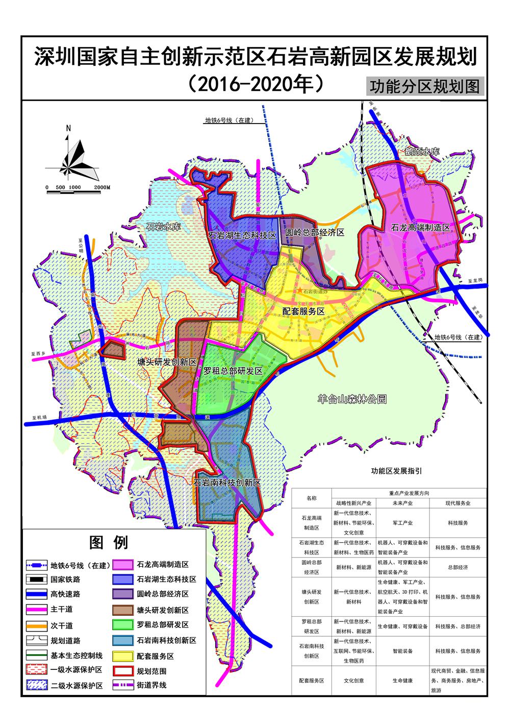 《深圳国家自主创新示范区石岩高新园区发展规划(2016—2020)》(宝安